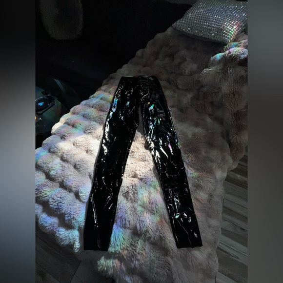 NWT COMMANDO PATENT FAUX LEATHER PERFECT CONTROL LEGGINGS, BLACK Medium - Picture 6 of 11